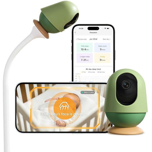 Monai Smart WiFi Baby Monitor With 3K HD Camera And AI Features