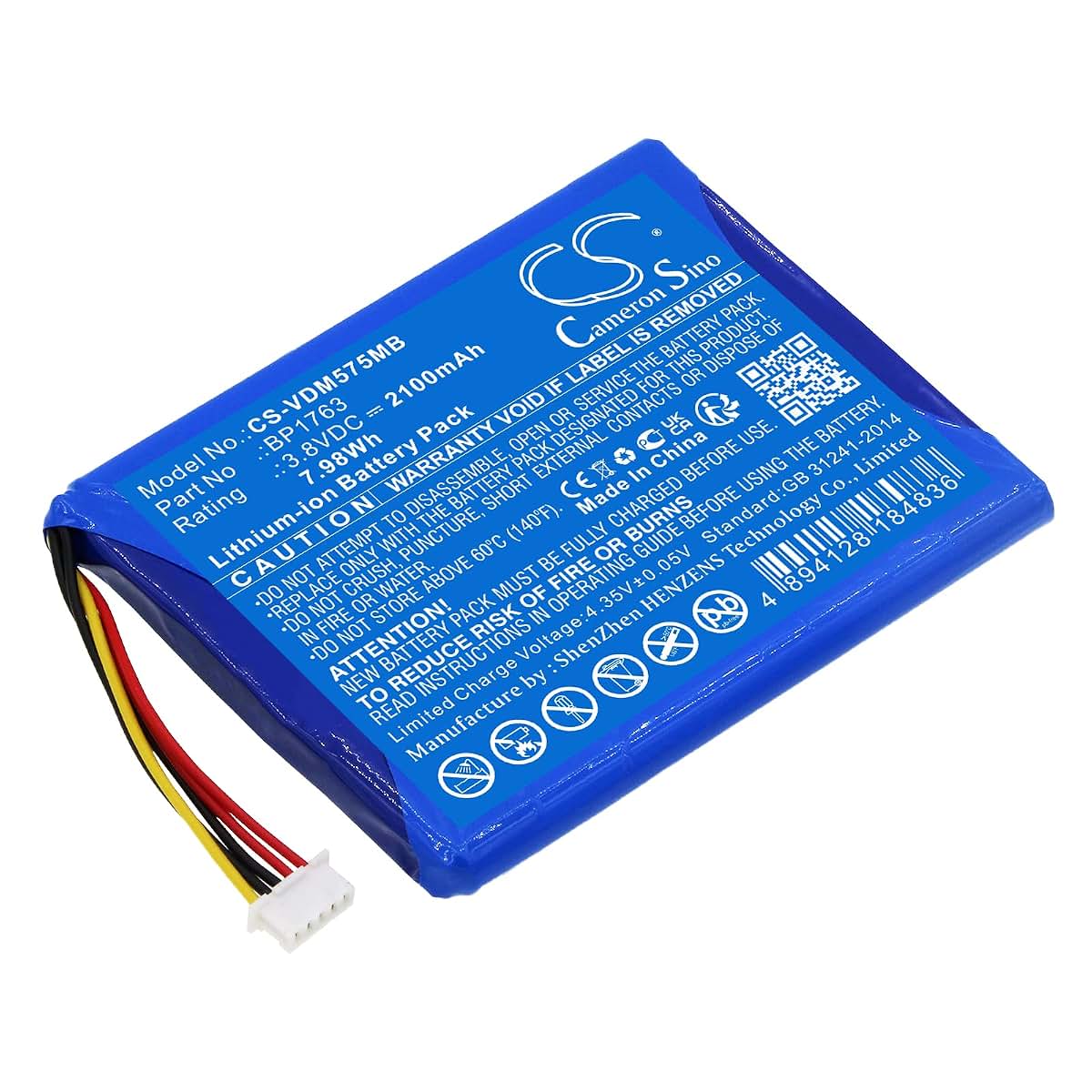 DRAWBELL Replacement Battery for V-Tech Video Monitors (photo 2)