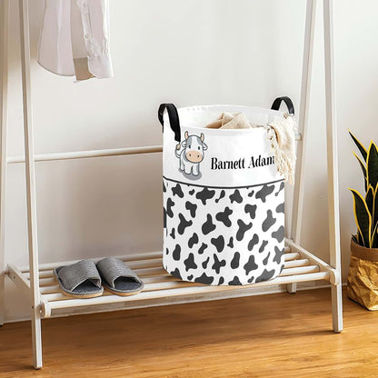 Joyestore Cute Cow Print Storage Bin And Laundry Basket (photo 4)