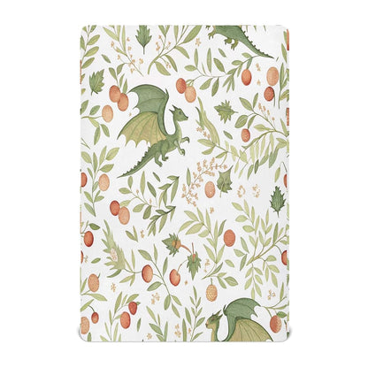 FUGIDOG Fitted Playard Sheet, Mini Crib Sheet 39x27 Inch with Elastic Fit, Baby Dragon Print