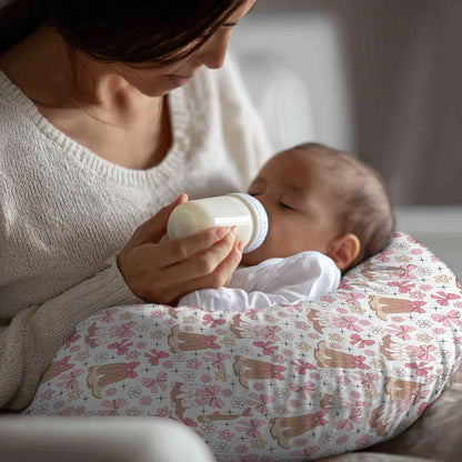 Cstdyfrv Nursing Pillow Cover, Western Cowgirl Print (photo 3)