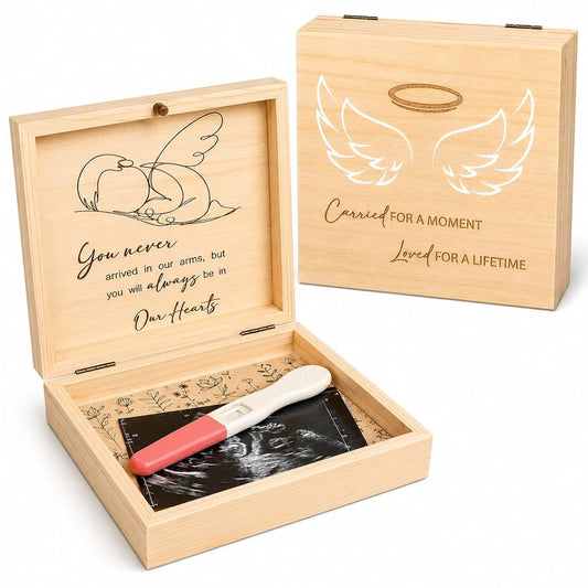 ifeolo Miscarriage Memorial Box - Miscarriage Gift for Mothers Fathers Parents, Baby Loss Care Package