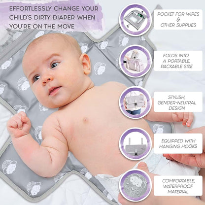 Mighty and Precious Portable Waterproof Baby Changing Pad (photo 4)