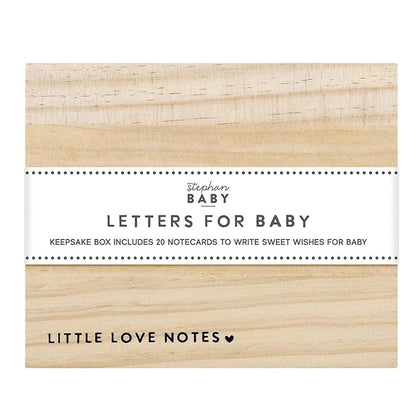 Stephan Baby Keepsake Box Little Love Notes Pine Wood Memory Case