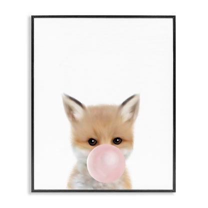 Stupell Industries Baby Red Fox Framed Giclee Art