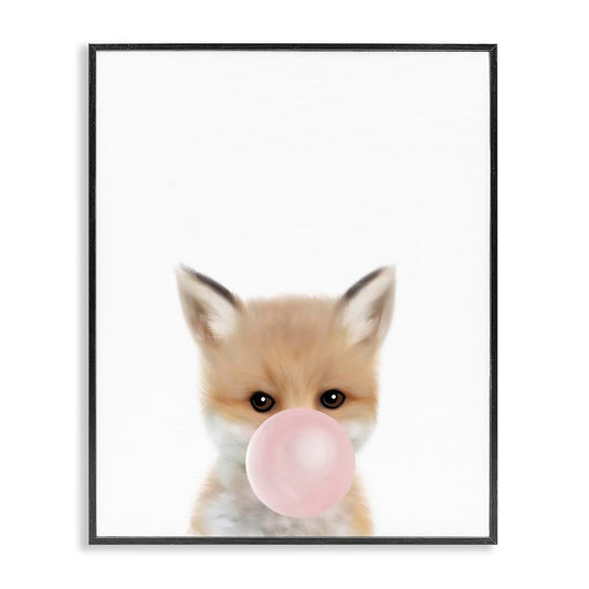 Stupell Industries Baby Red Fox Framed Giclee Art