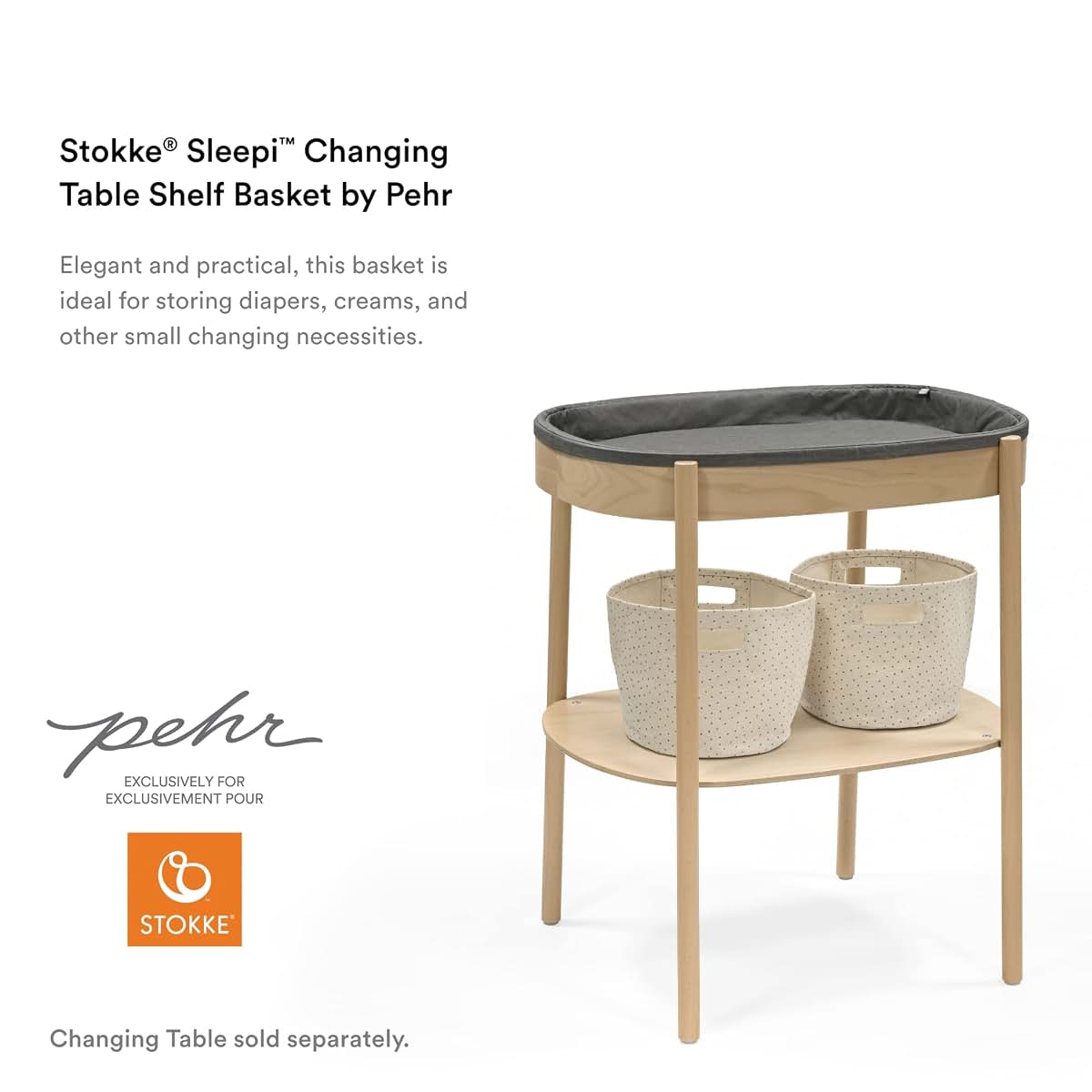 Stokke Sleepi Changing Table Shelf Basket