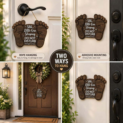 XJYHDY Baby Sleeping Sign for Front Door