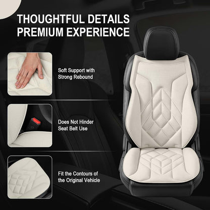 Niscarda Breathable Sporty Car Seat Protector – Beige (photo 2)