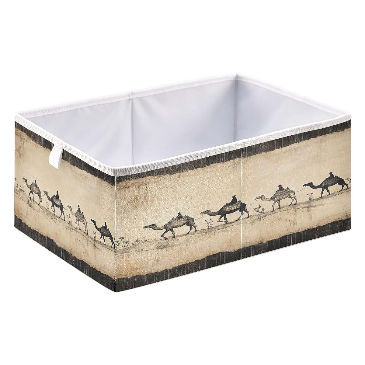 Fugidog Desert Camels Collapsible Fabric Storage Cube Bin