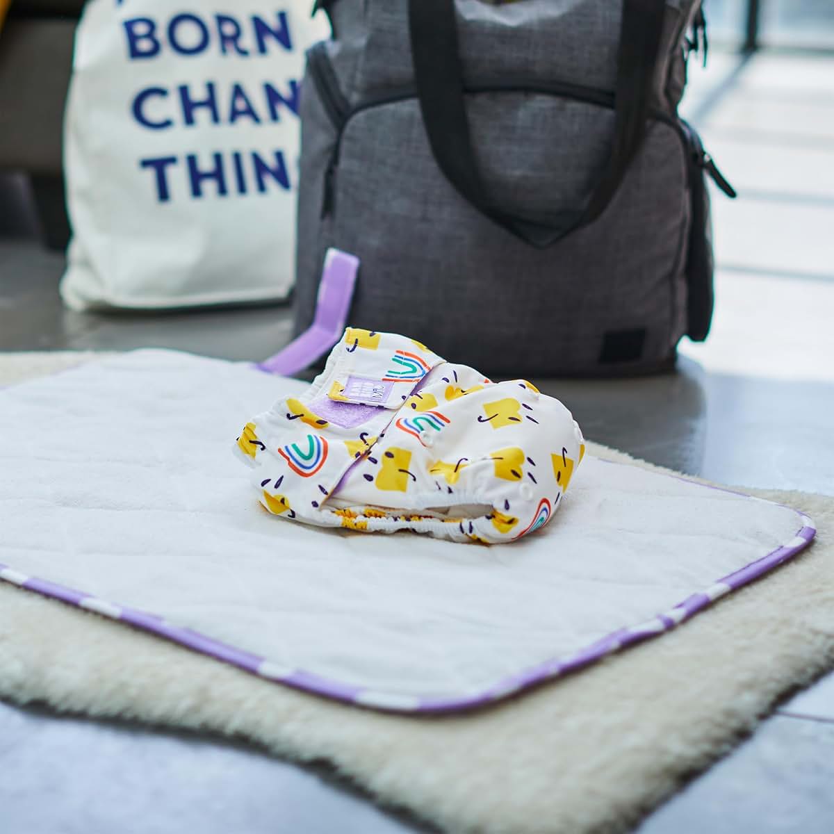 Bambino Mio Foldable Baby Changing Mat, Lightweight & Portable
