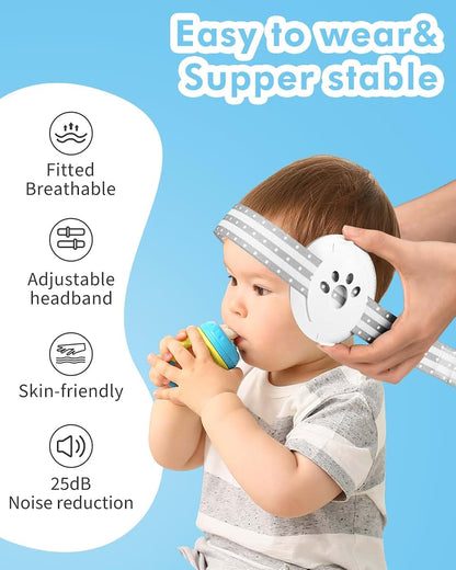 NECTAR BABY Baby Ear Muffs - 25dB, Noise Cancelling Headphones, 0-36 Months (photo 4)