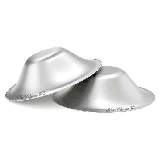 Silver Mamas Nursing Cups for Nursing Newborn, Silver Nipple Covers Breastfeeding, 925 Silver Nursing Shields, Healing