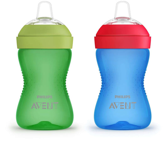 Philips Avent My Grippy Spout Sippy Cup, 10 Oz, Blue/Green