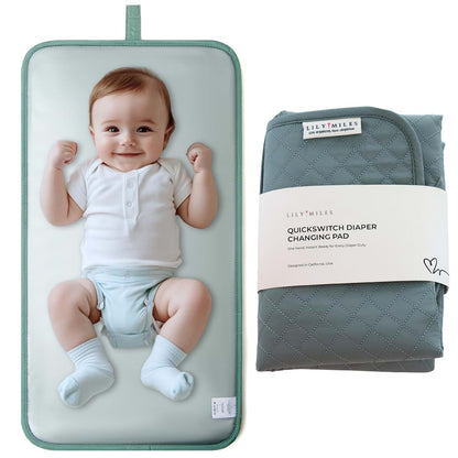 Lily Miles Baby Changing Pad Portable With Magnetic Latches