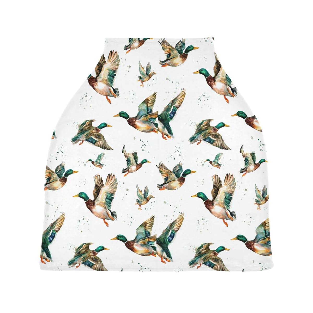 Lancerry Watercolor Mallard Ducks Car Seat Cover