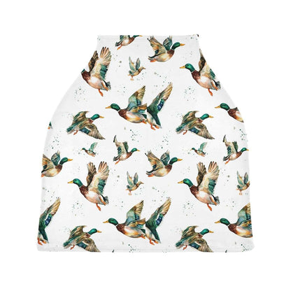 Lancerry Watercolor Mallard Ducks Car Seat Cover