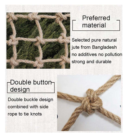 Yangjie Hemp Rope Net For Balcony Railing And Garden Use (photo 4)