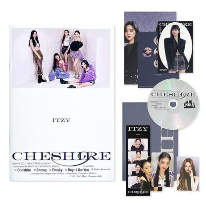 Itzy [Cheshire] Photobook, Photocards, and CD-R Album Collection