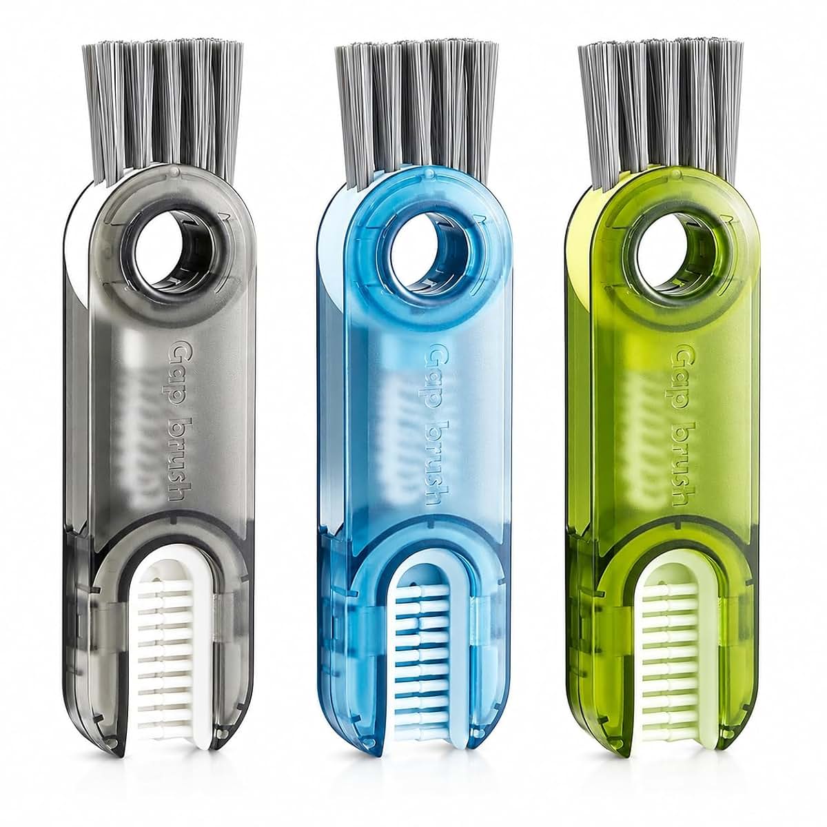 3-in-1 Multi-Function Detail Cleaning Brush for Bottles, Keyboards & Gaps