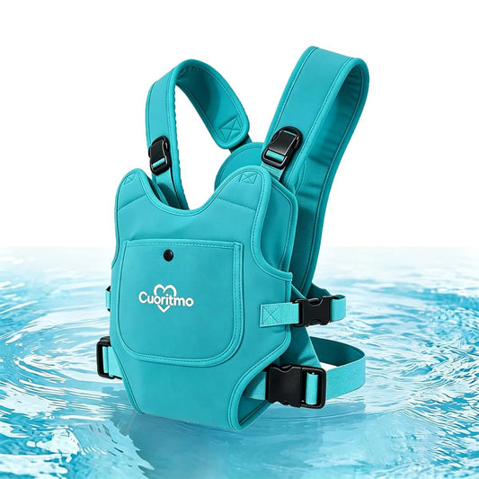 Cuoritmo Neoprene Baby Carrier for Newborn to Toddler, Waterproof Front Carry Holder with Adjustable Straps