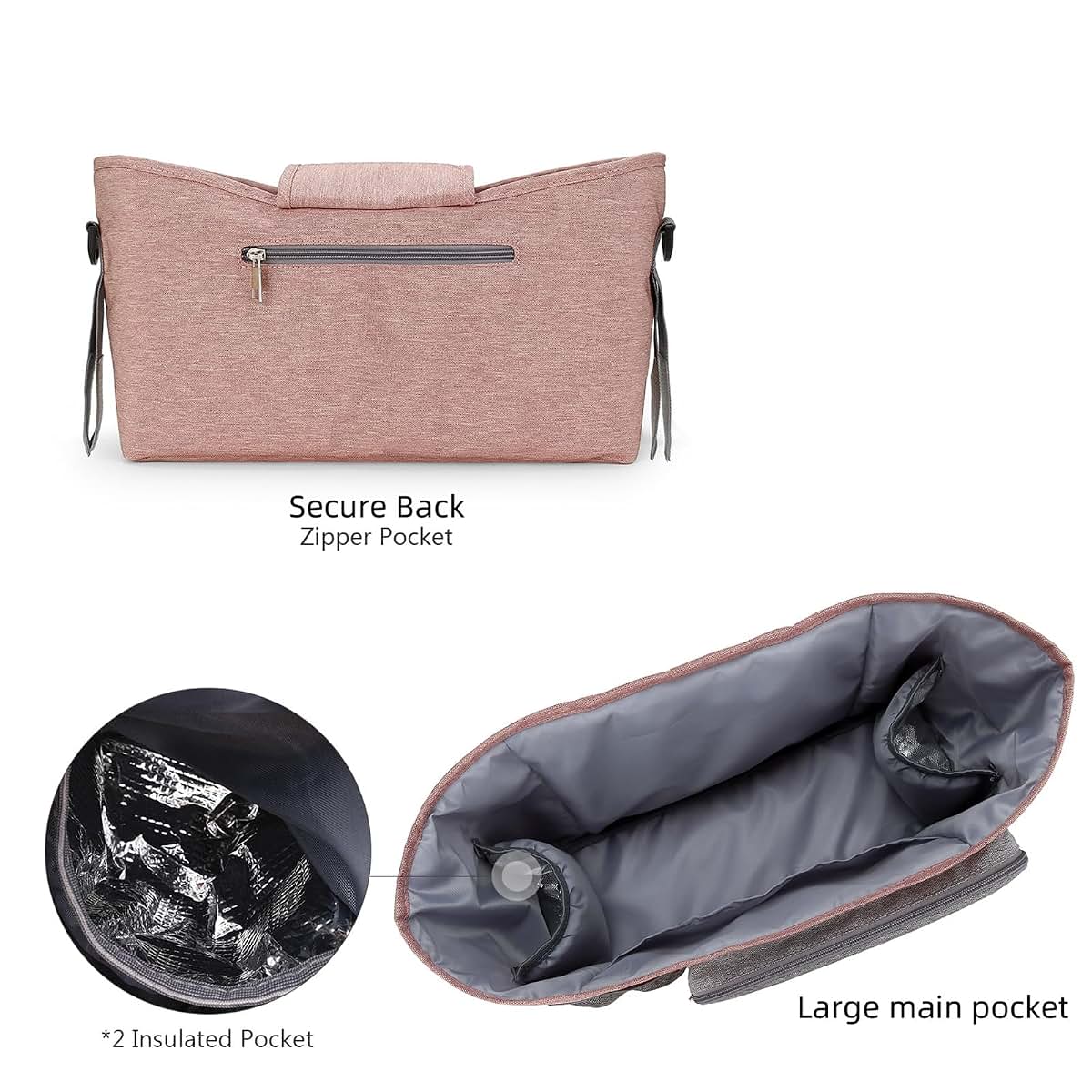 Jagtrade Stroller Organizer Bag In Brown (photo 3)