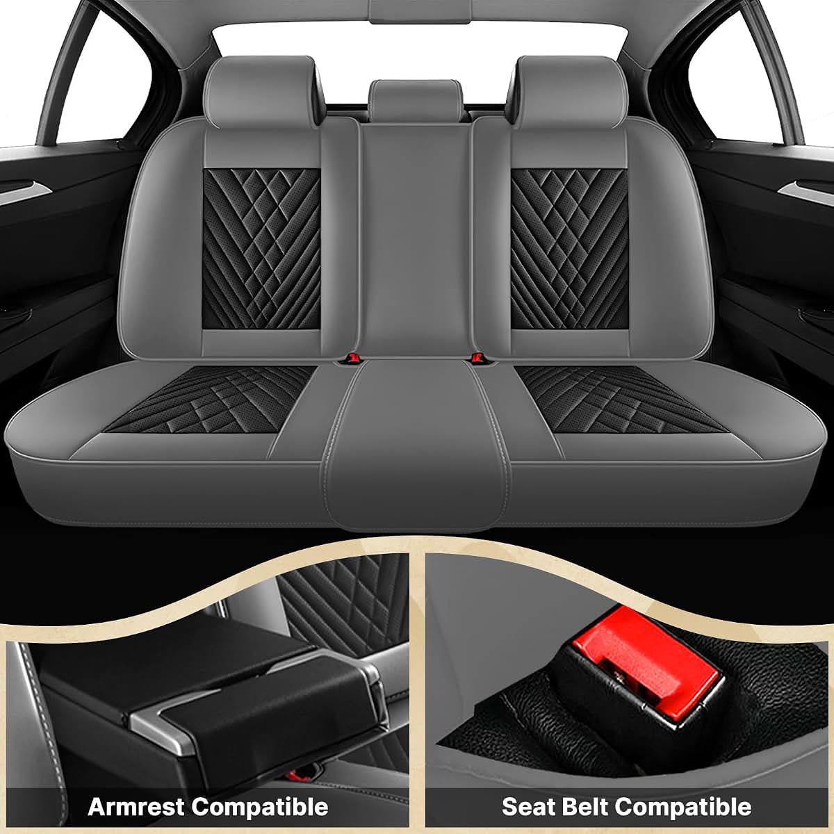 AutoSeat Protector Waterproof Nappa Leather Seat Covers for Mazda CX5