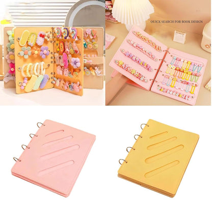 Jiahesuw Felt Hair Clip Organizer Display Book For Kids (photo 2)