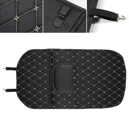 Acogedo Car Back PU Leather Rear Protector Mat (Bigger)