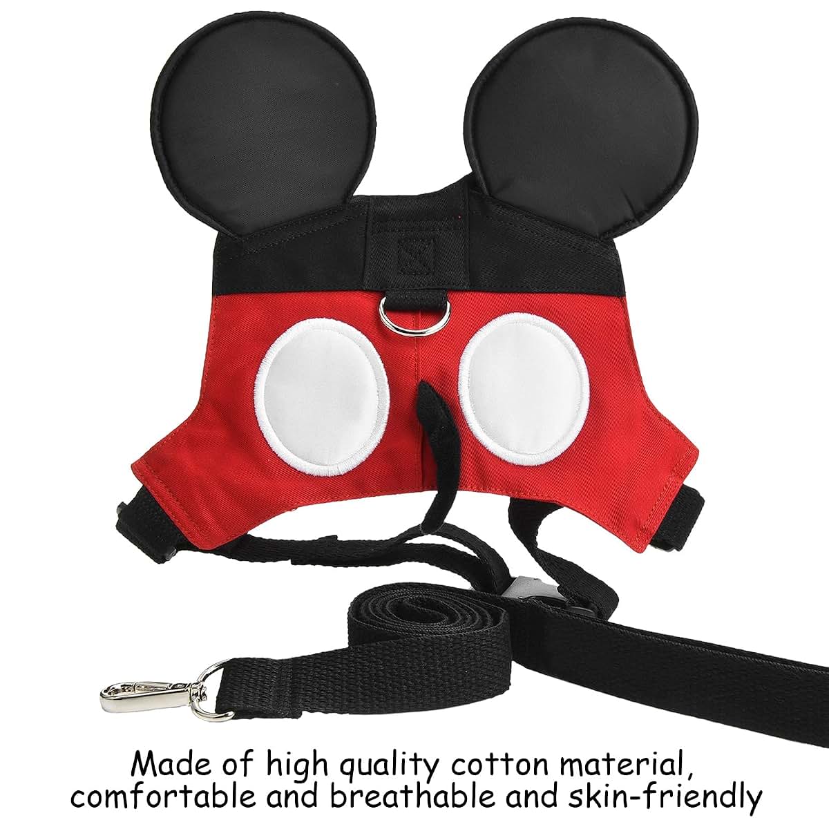 Yimidear Toddler Leash and Harness in Red (photo 2)