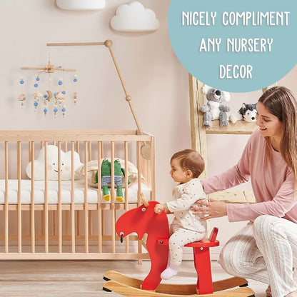BlueMello Starry Night Boho Crib Mobile Toy and Arm Holder Set