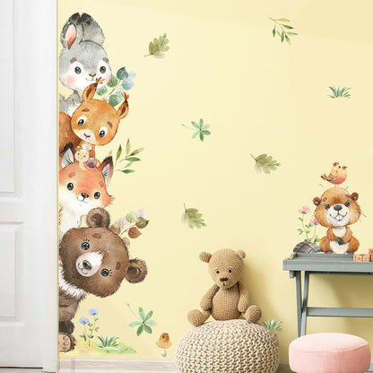 Woodland Animal Wall Decals for Nursery and Kids Room