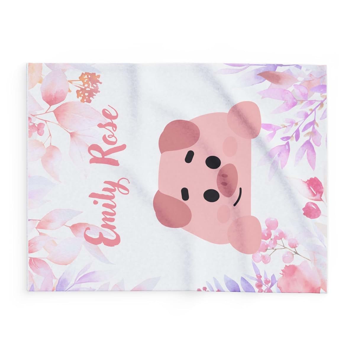 Infinite Pack Personalized Animal Blanket with Name for Baby Boys, Soft Fleece (photo 2)