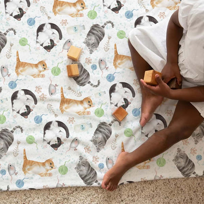 Hwmmbh Cute Cats Paws Flannel Swaddle Blanket, 30x40 Inches