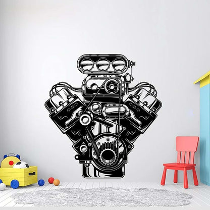 HONOKBNM Car Engine Wall Decal Vinyl Sticker