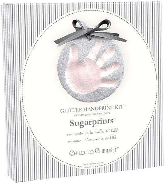 Child to Cherish Sugarprints Handprint Kit, Grey