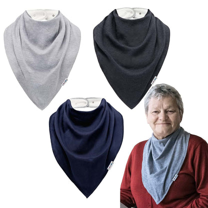 Lovjoy Extra Large Bandana bibs For Adults/Special Needs Bibs to fit Kids, Teens & Adults