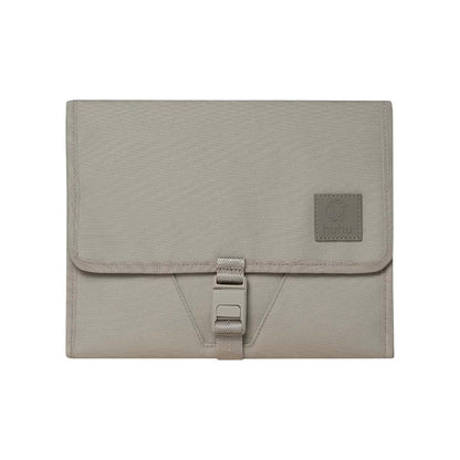 Huhu Baby Changing Wallet in Daybreak Taupe, Portable Foldable Diaper Pad