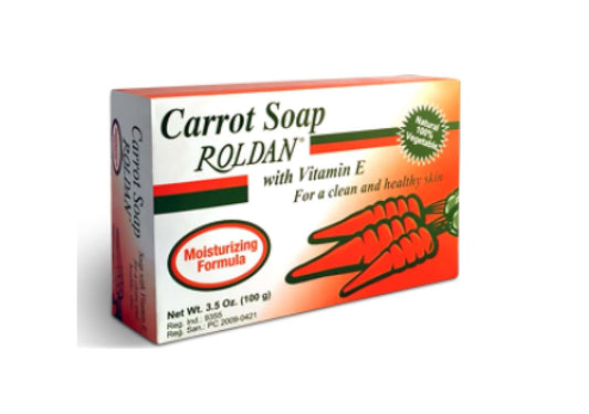 Roldan-jabon Zanahoria Con Vitamina E Para Una Piel Suave -7 Oz