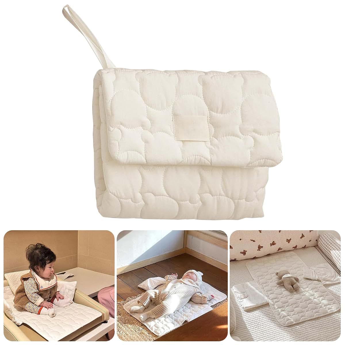 Patofin Portable Changing Pad Cotton Diaper Changer Mat (photo 2)