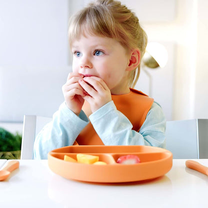 Feedi 5-Piece Silicone Baby Feeding Set by Quark - Baby Led Weaning Supplies - Toddler Plates and Bowls set (photo 2)