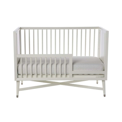 Modern Nursery DwellStudio Mid-Century Toddler Bed Conversion Kit, French White