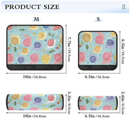 Vdsrup Seat Belt Covers 2 Pack Cute Snails Print