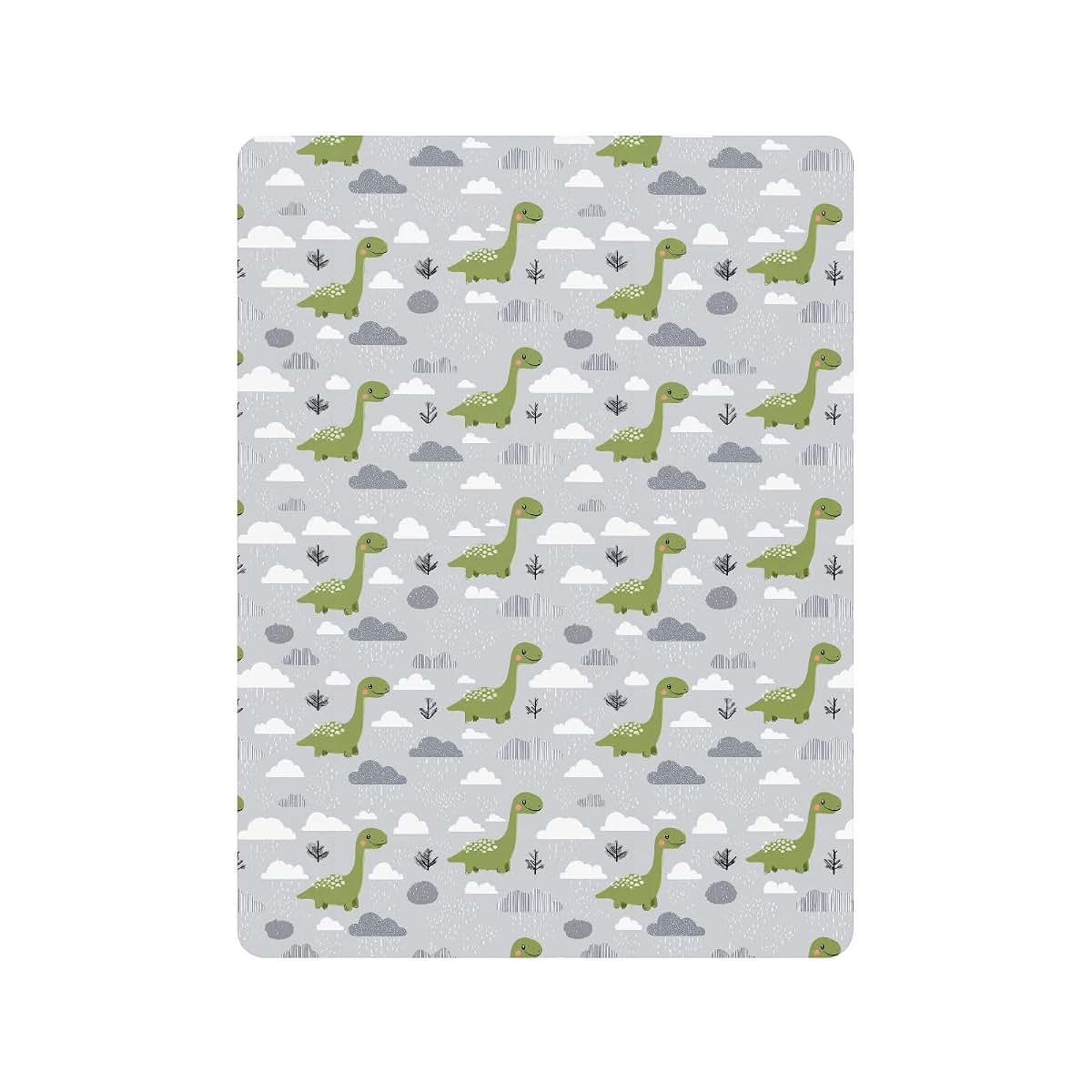 decor gift Dinasaur Brontosaurus Gray Green Baby Crib Sheets for Boys Girls Cotton Baby Playard Sheet Soft Breathable (photo 2)