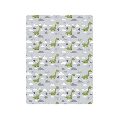 decor gift Dinasaur Brontosaurus Gray Green Baby Crib Sheets for Boys Girls Cotton Baby Playard Sheet Soft Breathable (photo 2)