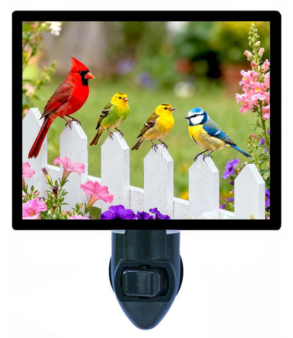 Night Light Designs Birds In Blooms Night Light With Rotating Plug
