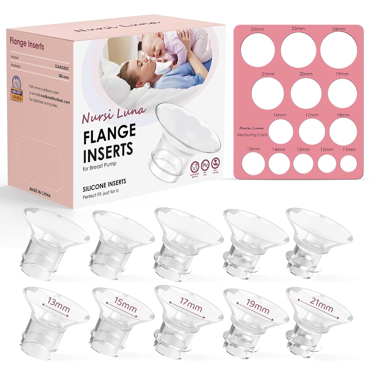 Nursi Luna Flange Sizing Kit