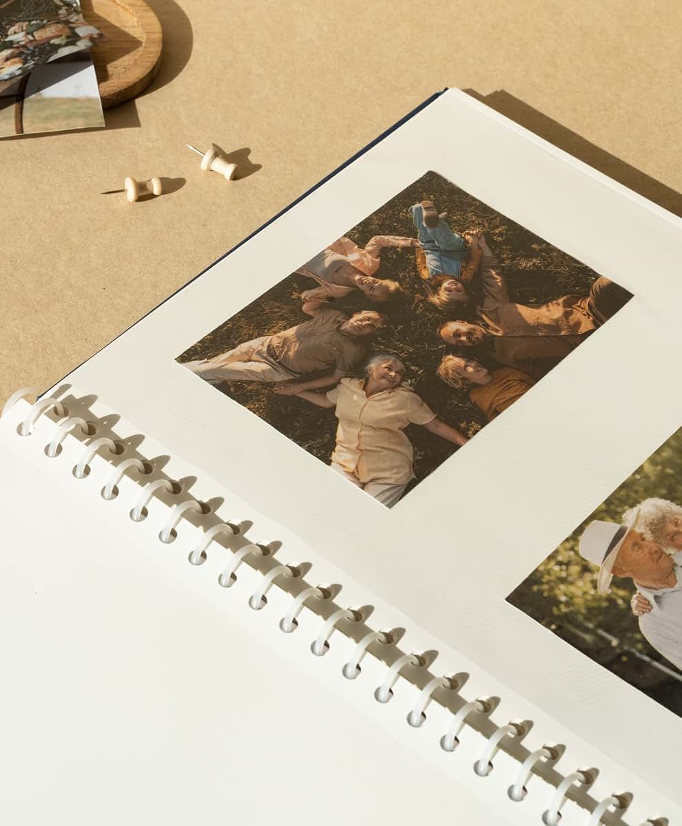 Grupo Erik Hokusai Self-Adhesive Photo Album | 9x12 inch - 24x32 cm | 15 Double Sided Pages | Hardcover | Friend Gifts