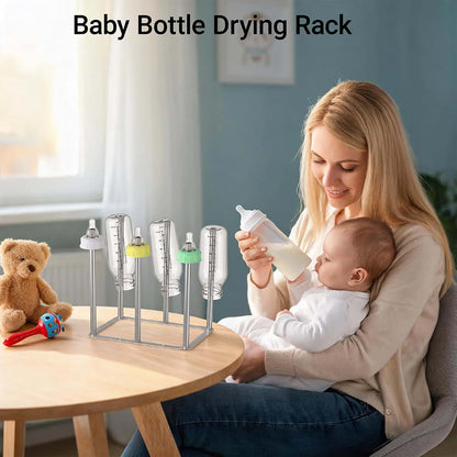 Shineflow Water Bottle Drying Rack, Stainless Steel Rack for Water Bottle, Plastic Bag Drying Rack,Space Saving (photo 4)