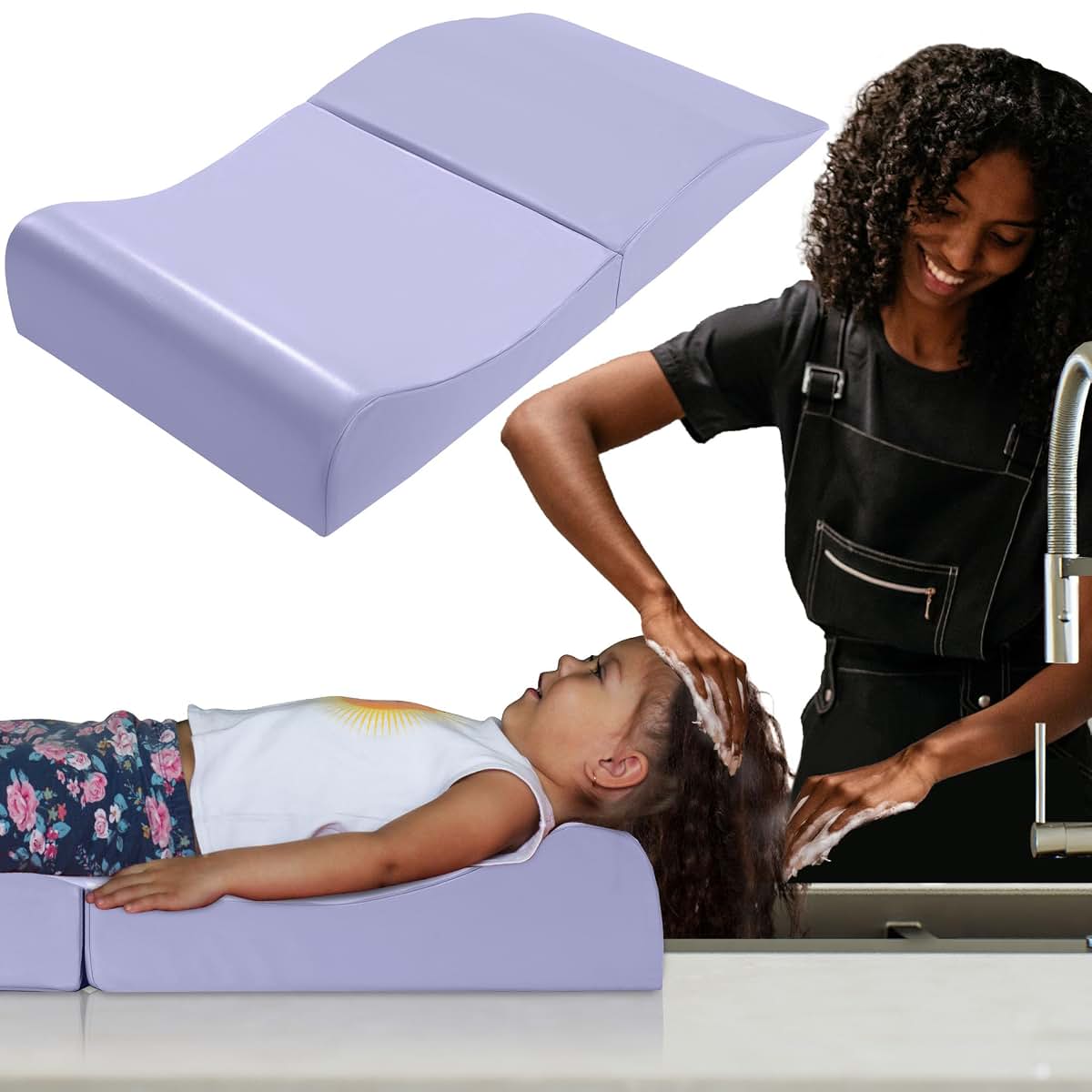 BALAPET Shampoo Foam Mat for Kids - Portable Bath Washing Station